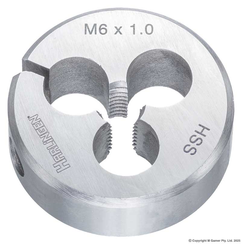 M6 x 1.0mm HSS Round Die